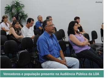 Câmara promoveu Audiência Pública para debater a Lei Orçamentária