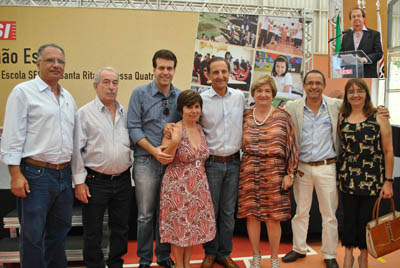 Câmara Municipal esteve representada na homenagem do SESI ao radialista santarritense Salomão Ésp