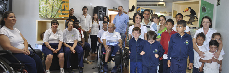 Além de visita a exposição, alunos  da APAE tiveram palestra de como funciona a Câmara Municipal