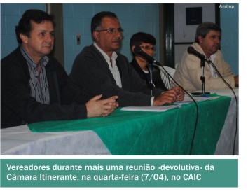 Câmara Itinerante volta ao CAIC e retrata a necessidade de mudanças