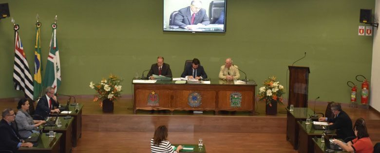 Câmara Municipal realizou a 6ª Sessão Ordinária