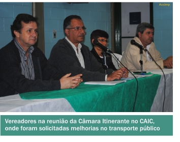 Câmara pede providências para o transporte público, sob pena de abertura de nova CEI