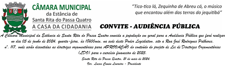 CONVITE - AUDIENCIA PUBLICA